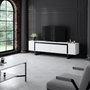 Hanah Home Soporte para TV Yildiz Blanco y Negro